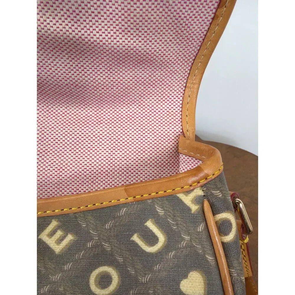Dooney & Bourke Brown Monogram Crossbody with Tan Trim - Picture 8 of 12
